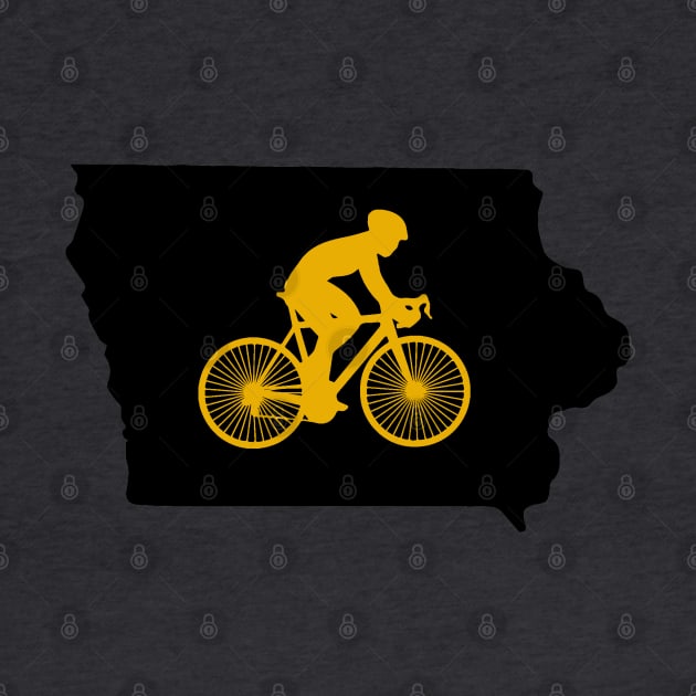 Iowa Bike IA Iowa Hawkeye Colors by mindofstate